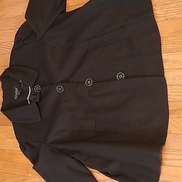 Dialogue QVC Black Woven Women's Blazer Jacket 2X - Picture 5 of 15